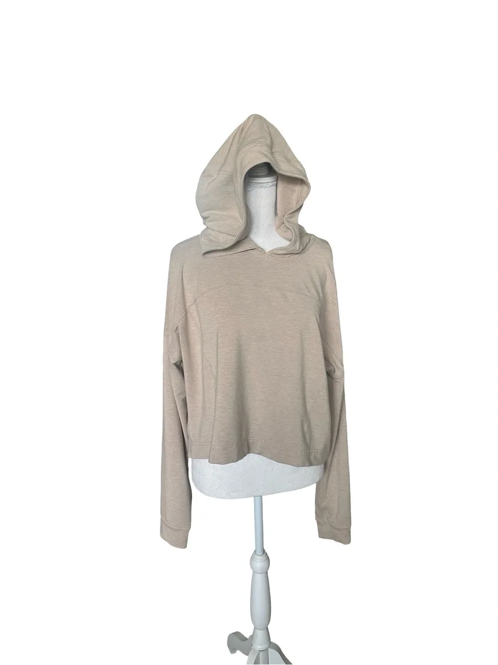 Lululemon Modal Hooded Pullover Taupe Size 12